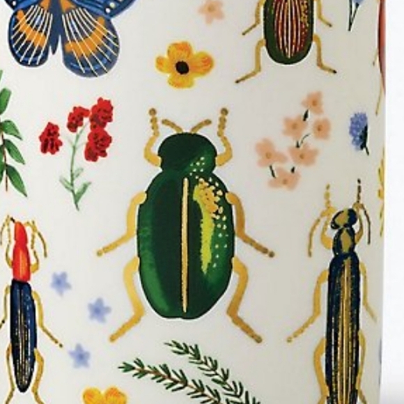 Colorful Insect and Butterfly Mug with Gold Handle, Rifle Paper Co. Curio Mug - Picture 6 of 14